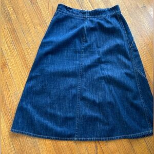 Sofie D’Hoore Denim A-Line Skirt